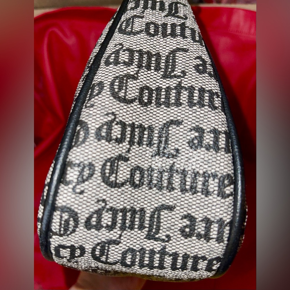Juicy Couture Black & Gray Shoulder Bag. EUC - Picture 5 of 11